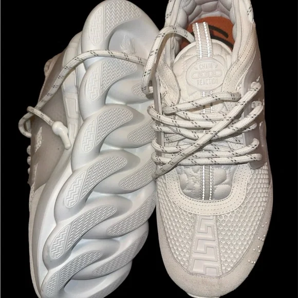 White chain reactions Versace sneakers - Picture 5 of 5